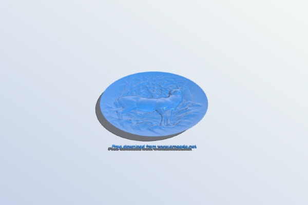 Deer painting | 3d print model