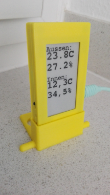 TTGO T5 E-paper Display Case with Stand | 3d print model