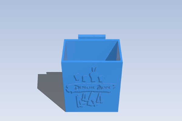 Depeche Mode cigarette case | 3d print model