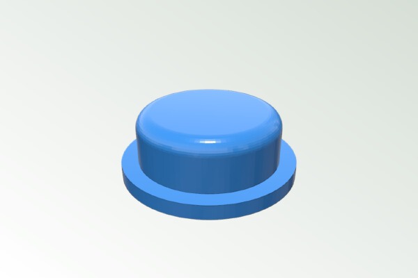 Peugeot 307 (2004) remote control key button (opening) | 3d print model