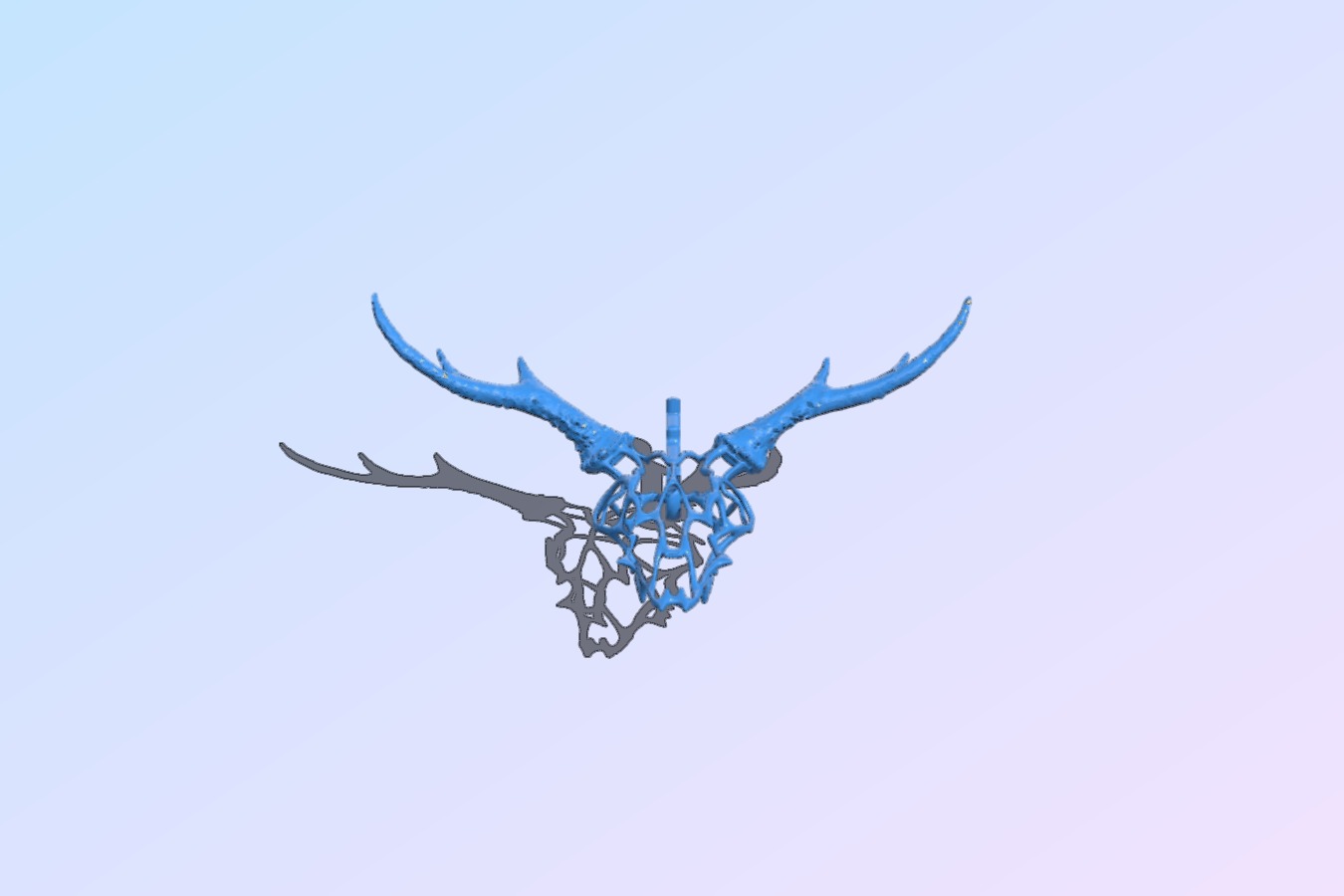 Wire Skull – Deer