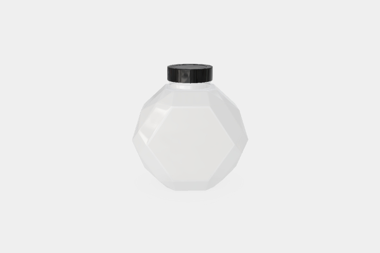 Polygon Glass Jar Mockup