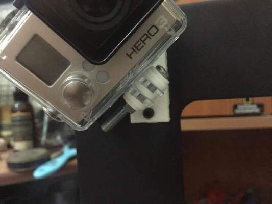 GoPro Mount For Wanhao Malyan M150 Monoprice | 3d print model