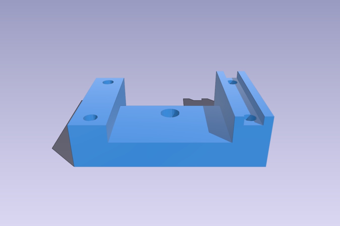 Digital caliper holder for Flashforge Creator Pro bed leveling