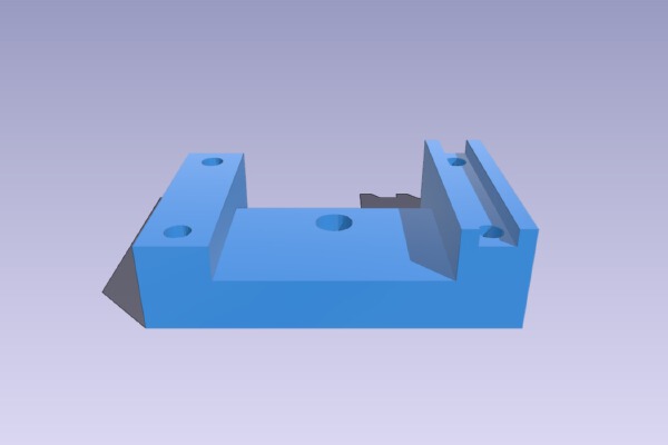 Digital caliper holder for Flashforge Creator Pro bed leveling | 3d print model