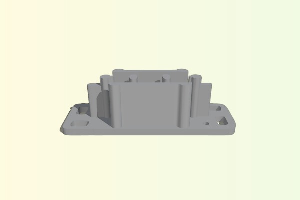 Drawer Slide Back Hanger | 3d print model