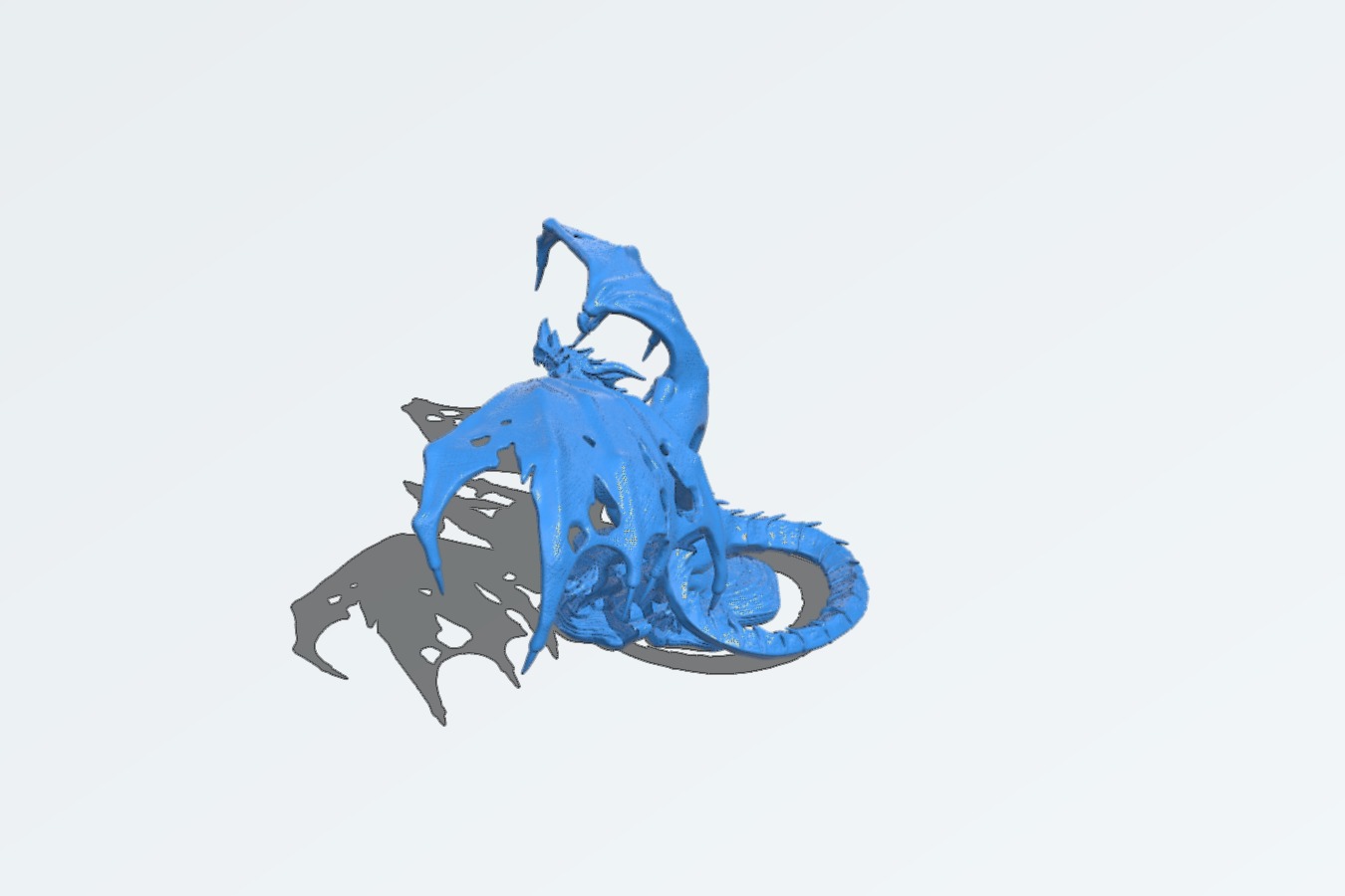 Blue Zombie Dragon