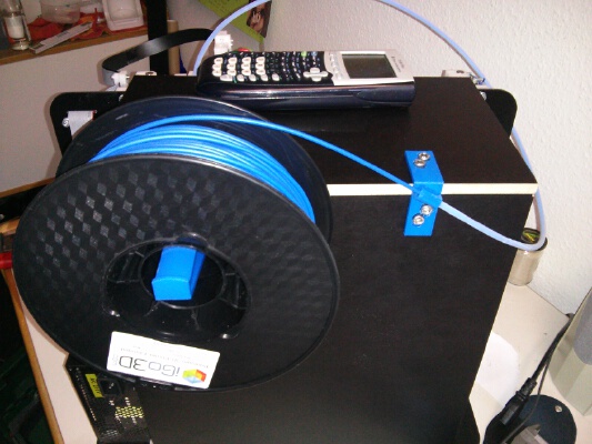 Chamberfitted fully printable spoolholder and filament guidance | 3d print model