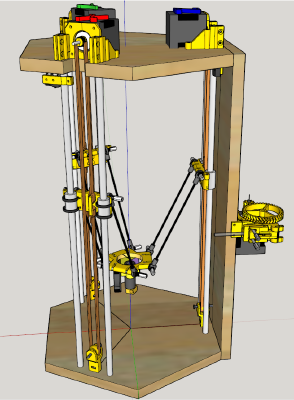 Delta MT 3d printer | 3d print model