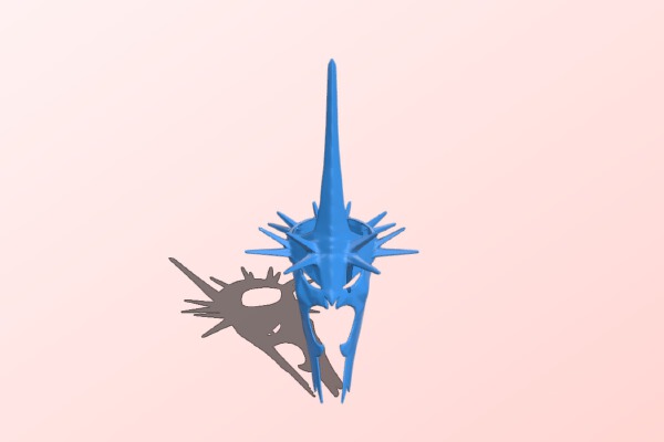 LOTR The Witch King Helmet | 3d print model