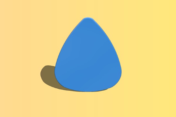 Guitar Pick | 3d print model