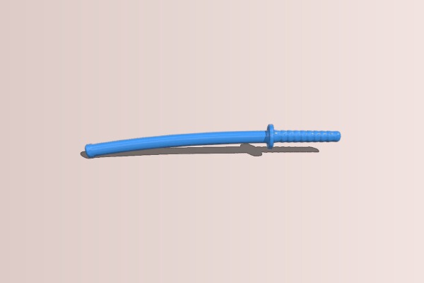 Katana Sheathed | 3d print model