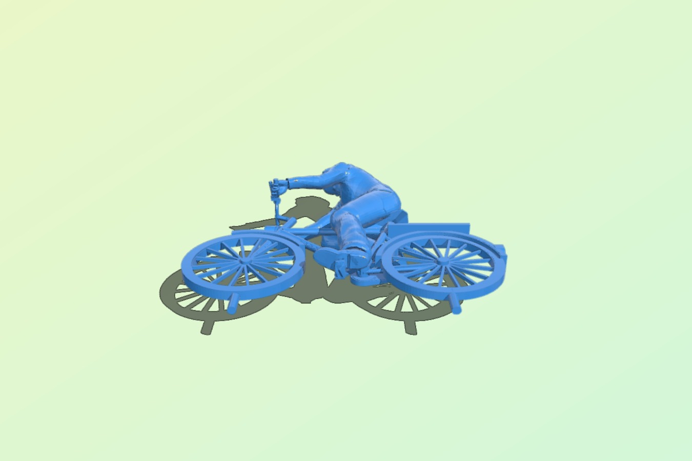 Biker and bike