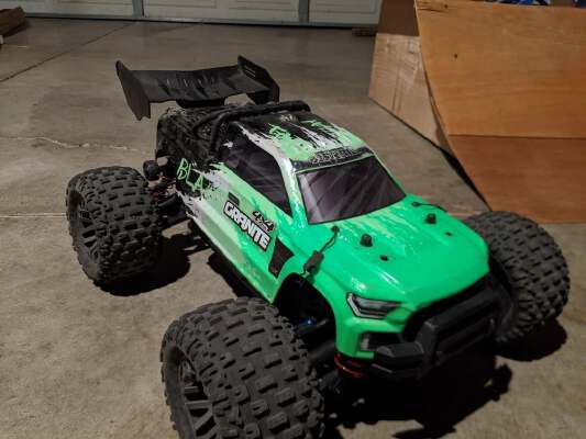 Arrma Granite_BigRock_Typhon 3S Wing Spacer | 3d print model