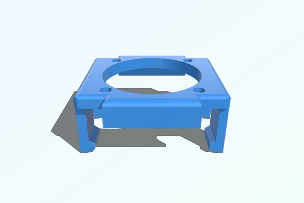 Traxxas VXL-3S fan mount | 3d print model