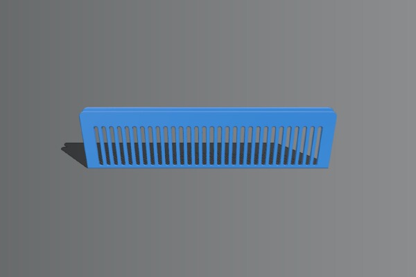 Aquarium overflow grid | 3d print model