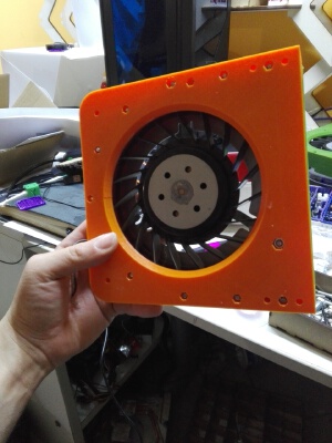 ps3 fan 3d printed blower conversion | 3d print model