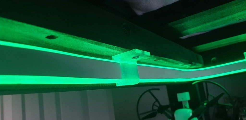 Neon LED Silicon Clip Mount
