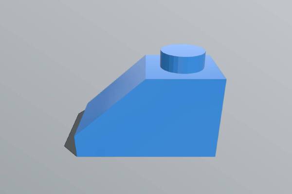 1x2 slope | 3d print model