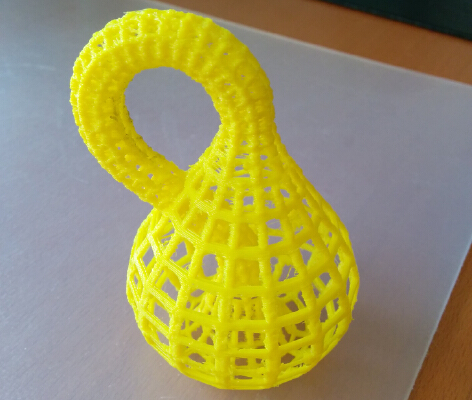 Wireframe Klein Bottle | 3d print model