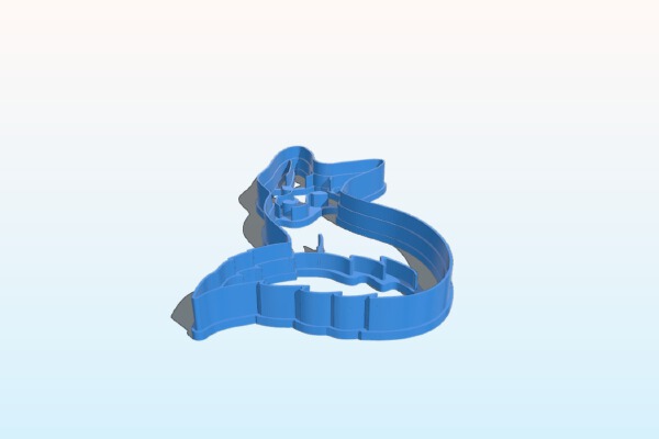 Cookie cutter - Fox - Works super easy, great results | 3d print model