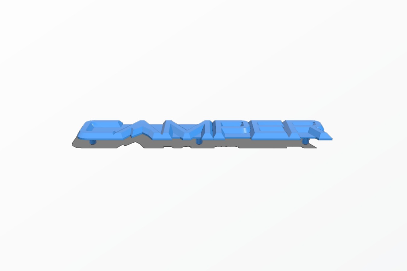 VW T3 tailgate camper logo