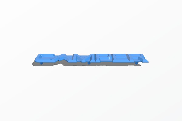 VW T3 tailgate camper logo | 3d print model