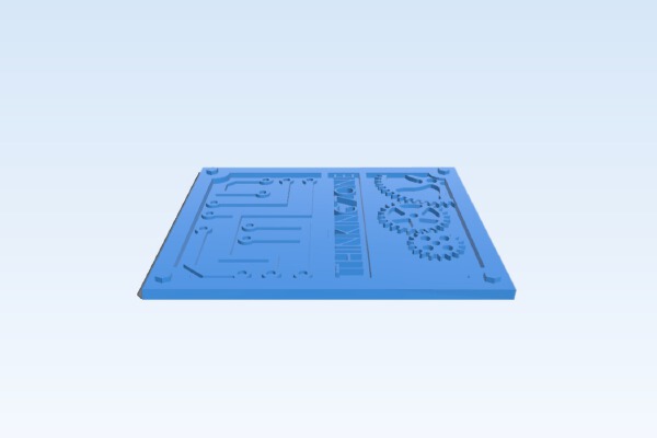 Thinking Zone Sign | 3d print model