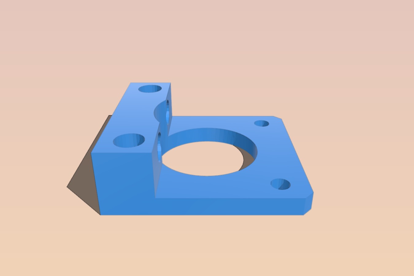 TronXY X1 Z-motor holder