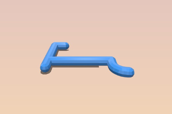 Customizable Pegboard Hooks | 3d print model