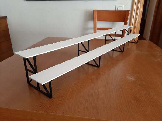 Bleachers for 3D Prints Display | 3d print model