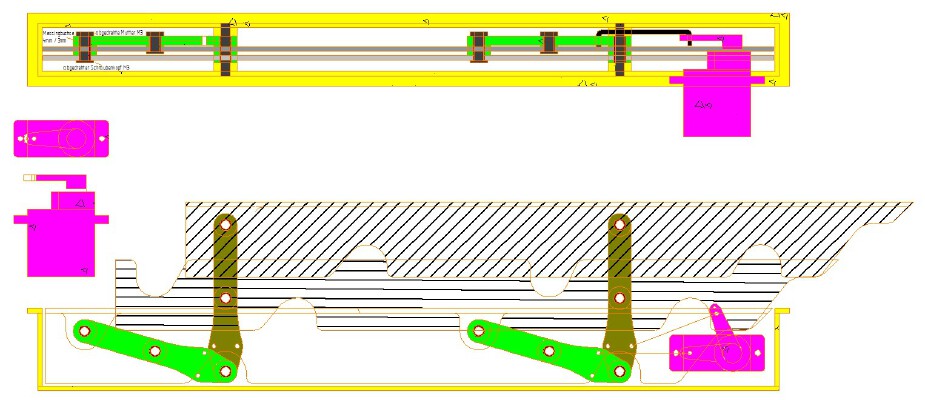 250mm spoiler RC glider  - Störklappe 250mm | 3d print model