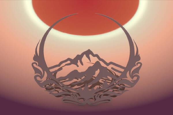 Mountain logo | 3d print model