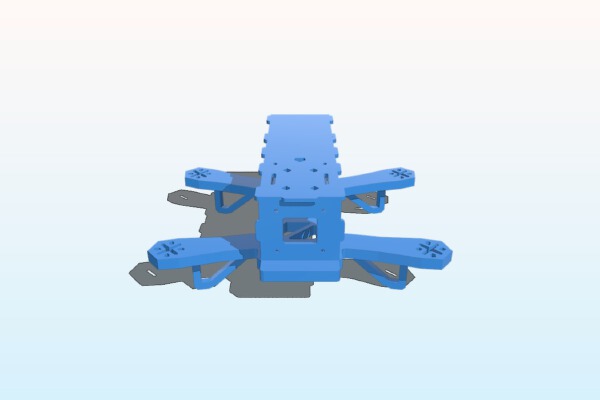 Woody - The MDF Drone | 3d print model