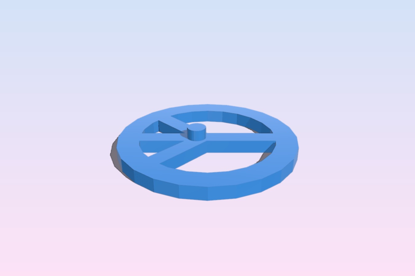 Peace Sign Necklace