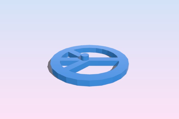 Peace Sign Necklace | 3d print model