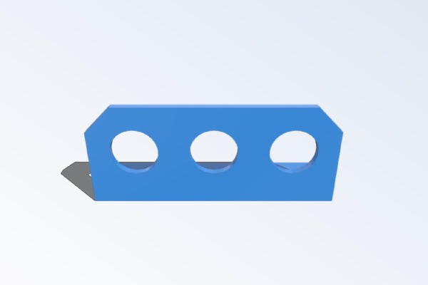 3 Hole Reloading Die Wall Mount | 3d print model