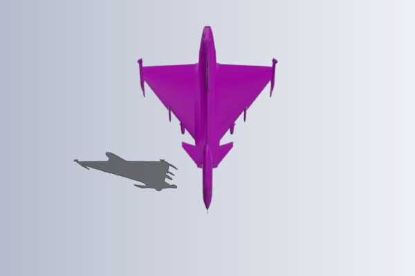 Airplane JAS 39 Gripen | 3d print model