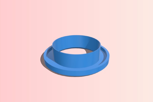 Parametric Protection Ring for Bottle Opener | 3d print model