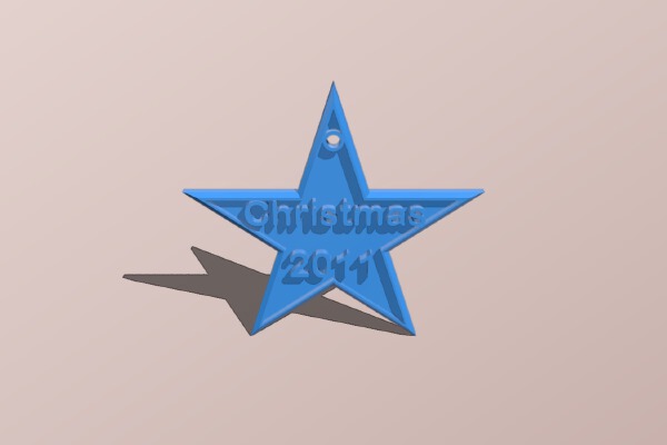 Christmas Star 2011 | 3d print model