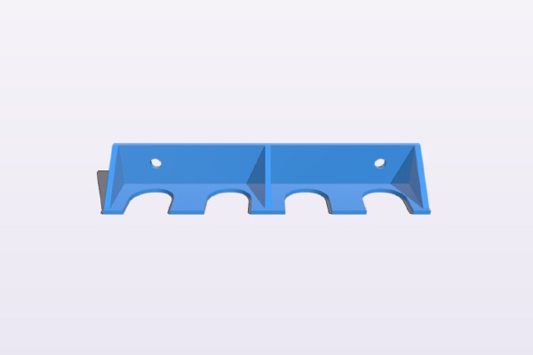 Vallejo Type Paint Bottle Rack v3 (Some Gussets) | 3d print model