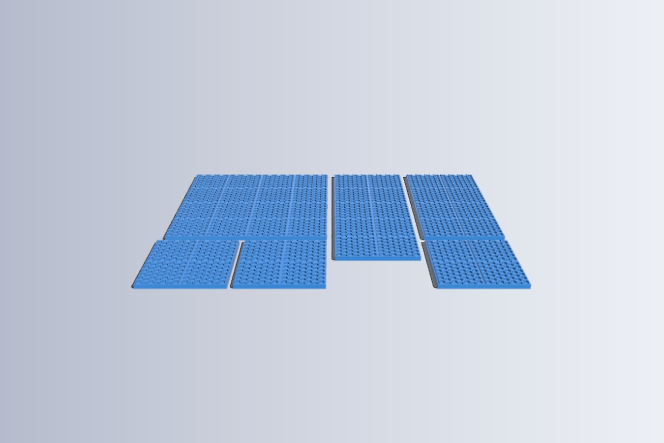 Modular Futuristic Tiles: Core Set