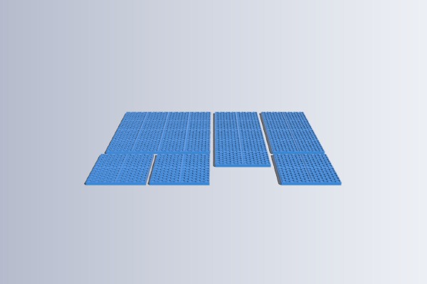 Modular Futuristic Tiles: Core Set | 3d print model