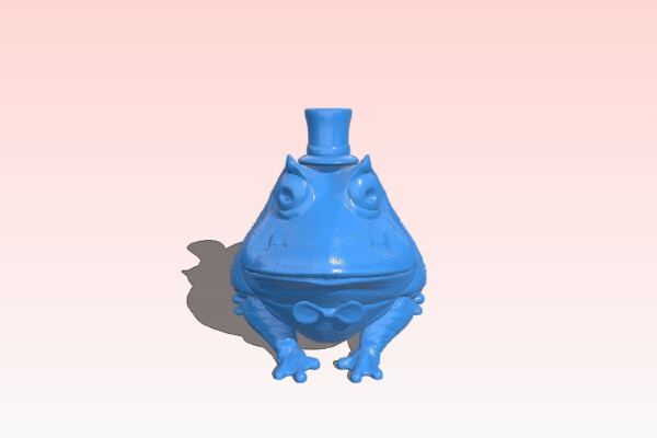 Dapper frog | 3d print model