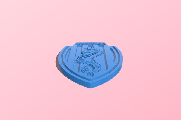 Cesena soccer italy logo | 3d print model