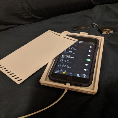 Phone Alarm Lockbox | 3d print model