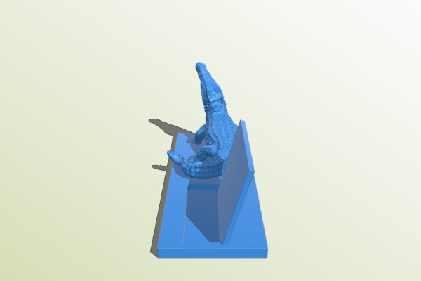 Alligator Business Card Holder (Expandable) | 3d print model