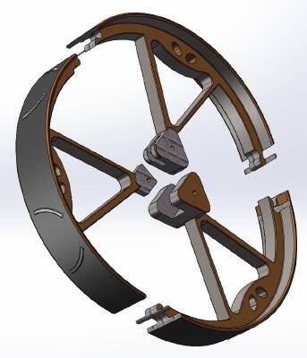180mm Diameter MegaBoeBot Wheel Kit | 3d print model