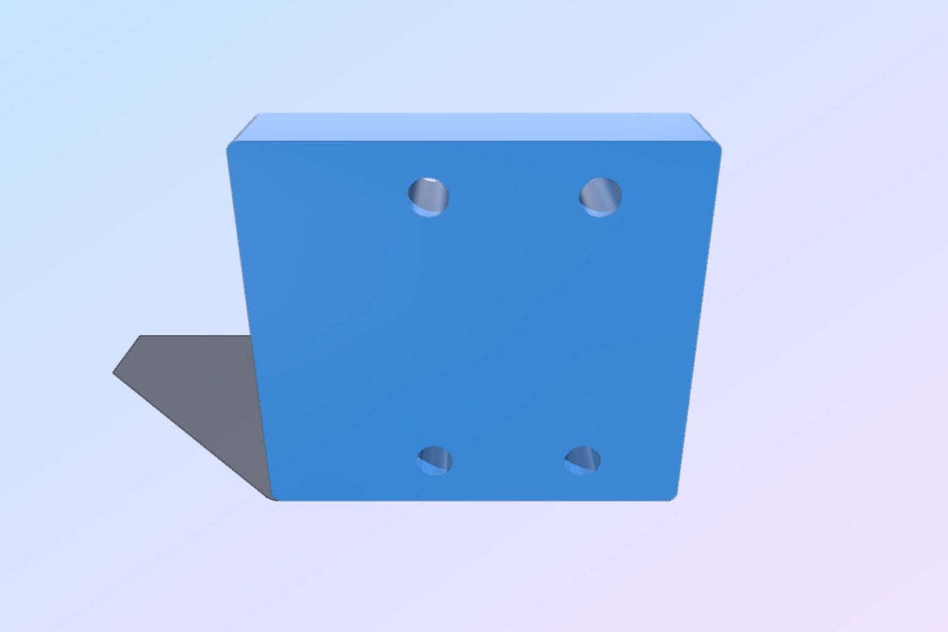 Spacer for dual gear extruder on ender 5 plus