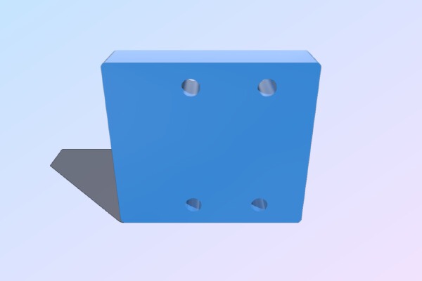 Spacer for dual gear extruder on ender 5 plus | 3d print model